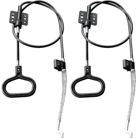 Accoudoirs de rechange pour canapés/fauteuils inclinables avec anneaux en D et ressorts à cordon (paquet de 2) (1/5)