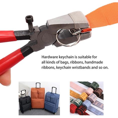 Ensemble d'outils de fixation en sangle métallique, comprenant des clips de suspension, des connecteurs pour cordons de ceinture de sac, des clips pour porte-clés, et plus encore.
