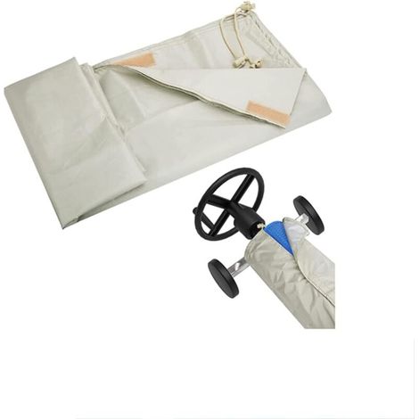 Couverture De Protection Enrouleur Pare-Soleil, Couverture De Rouleau De Piscine En Plein Air Housse Étanche Sac De Rangement Couverture Enrouleur Bâche Piscine En Tissu, Pour Jardin(610X96cm)
