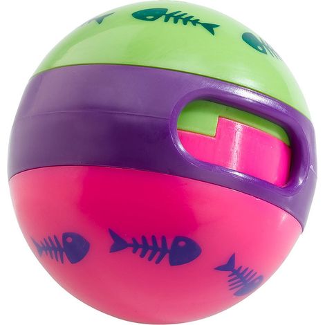 Ferplast Boule PA 5216 Balle jouet distributeur nourriture pour chats. Variante PA 5216 - Misure: Ø 6.4 cm -
