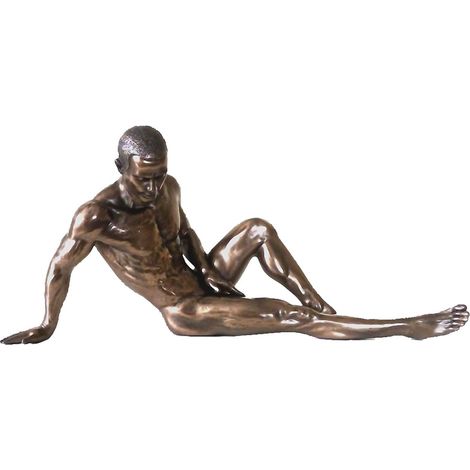 Statuette en résine Homme nu (1/2)