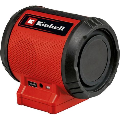 Einhell Power X-Change TC-SR 18 Li BT - Solo Altoparlante Bluetooth AUX, USB Rosso