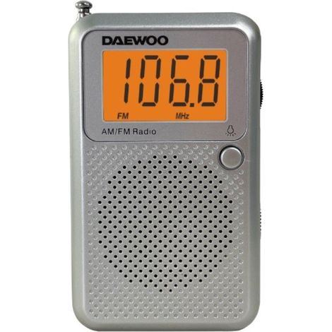 Radio portatile daewoo dw1115/grigio