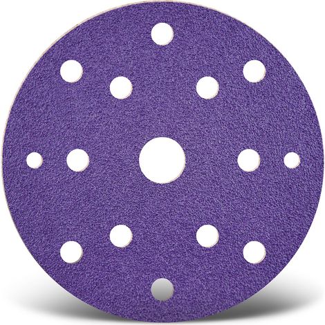 MENZER Titanium HD Klett-Schleifscheiben, 150 mm, 15-Loch, f. Exzenterschleifer, Keramik-Mix (50 Stk.) K240 (1/5)