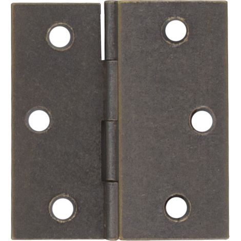 CERNIERA FRESATA 1/2 COLLO OTTONE BRON 40X35 MM- MARIVA- 24,0 pz