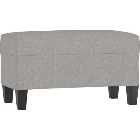 Banc d'entrée - Banc intérieur Gris clair 70x35x41 cm Tissu fr9315 - Maison La Vie (1/5)