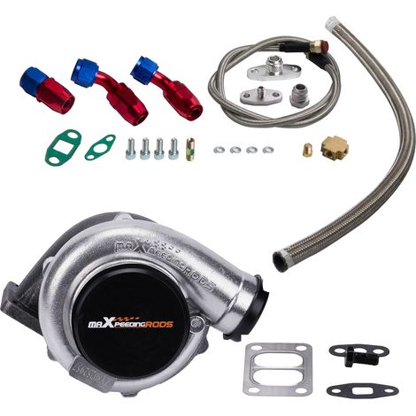 Universal T70 Turbo charger Oil Drain Return Feed Line Kit for 1.8-3.0L engine (1/5)