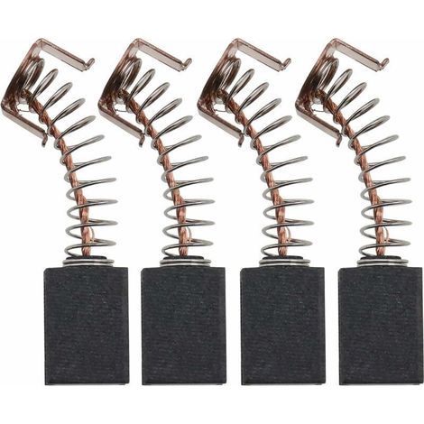 KZQ – Lot de 2 balais de charbon moteur 12 x 8 x 5 mm – Compatible meuleuse d'angle WS125 et Black & Decker G720 – Haute résistance (1/3)