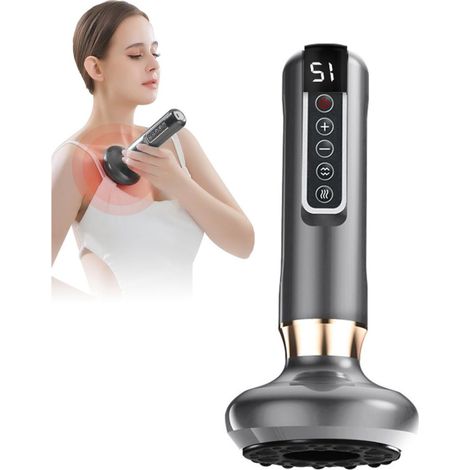 Massaggiatore anticellulite - massaggio con set di coppette elettriche - coppe anticellulite - linfodrenaggio con Snelheid installato - Huidverjongingsapparaat con rasatura a LED - Trattamento di cavi (1/5)