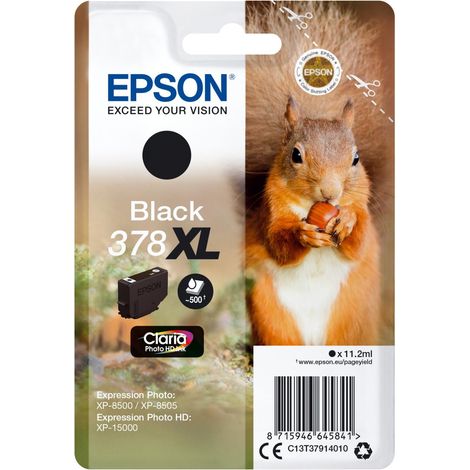 Epson Squirrel C13T37914020 Druckerpatrone 1 Stück(e) Original Hohe (XL-) Ausbeute Schwarz