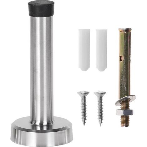 Türstopper, Stoßdämpfer, Wandschutz, schalldämmend, Edelstahl – 80 mm (1/2)
