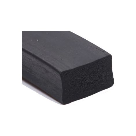 Guarnizione in schiuma, gomma porosa, profilo in EPDM, barra piatta 10x30 mm, isolamento (1/4)