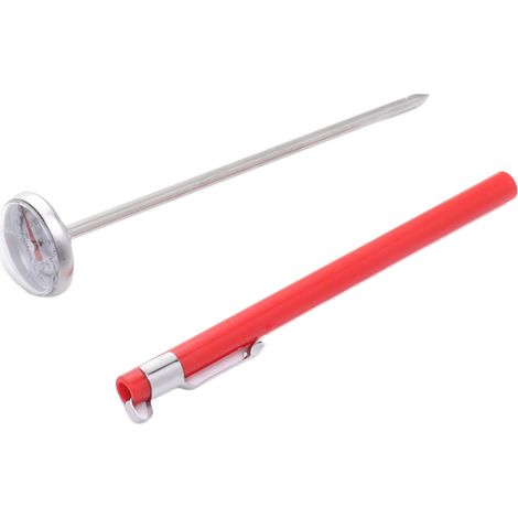 Thermomètre à viande à lecture instantanée, lecture précise, en acier inoxydable, pour la cuisine, idéal pour le barbecue, le fumoir et les grillades. (1/5)