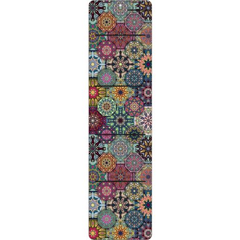 Organizzatore da parete in feltro Bertoni Valencia 25×95 cm - antracite, stampa HD, tasche, decorativo e pratico (1/5)