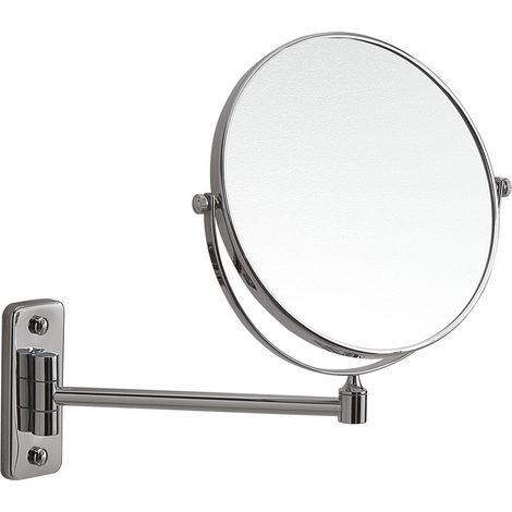 Miroir Grossissant Mural Bras Simple 3X Finition Chrome  Mia