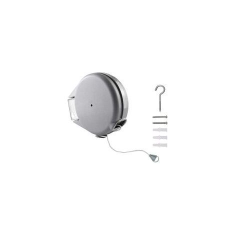 Corde à linge Rétractable, 12M Étendoir à linge Corde à Linge Rétractable Antidérapante Fil à Linge Corde à Linge Portable Camping Étendoirs Amovible (1/5)