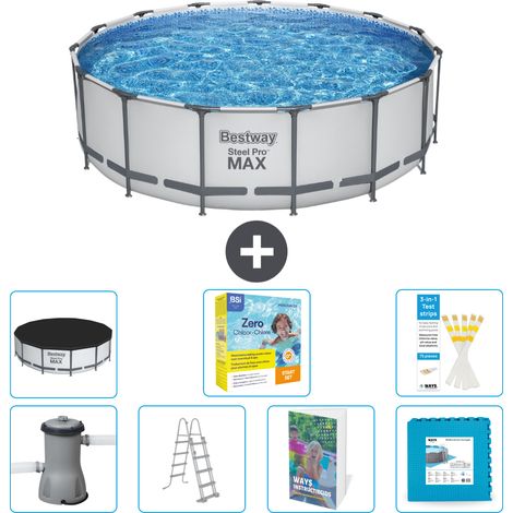 Bestway Steel Pro MAX Rund - 488x122 cm - 8-teilig S566