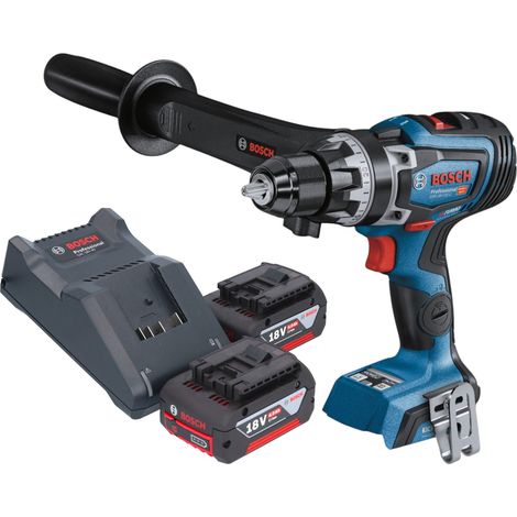 Bosch GSR 18V-150 C Professional Perceuse-visseuse sans fil 18 V 150 Nm Brushless + 2x batterie 4,0 Ah + chargeur