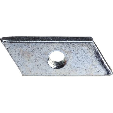 ecrou plat - 6 mm - pour montants standards spacial - thalassa - boite de 50 - schneider electric nsyfnm6