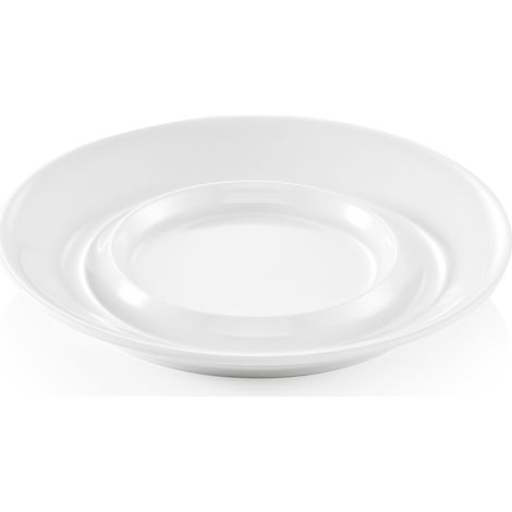 Lot de 12 Saucières en Mélamine blanc Ø 145 mm - Was Germany