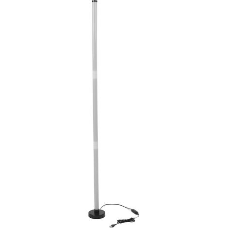 Lampe de sol d'angle RGB à LED changeant de couleur avec synchronisation musicale, 1000 modes de gradation, lampe de sol avec télécommande pour chambre et bar (1/5)