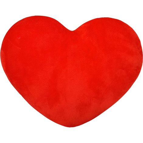 Coussin En Forme De Cœur - 40 Cm - Velours Doux - Décor Intérieur Chambre Salon Bureau - Idéal Pour Cadeau Saint-Valentin - 1 Pièce (1/5)