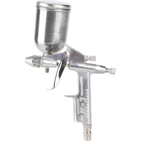 Professioneller Mini-Luftkompressor mit 0,5-mm-Düse und 125-ml-Tank für die Autolackreparatur – Crezuo