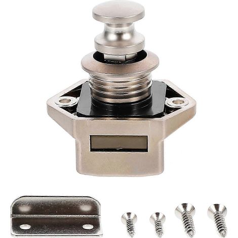 Ensemble poignée et serrure de porte, sans clé, pour armoires et camping-cars, pour installation à domicile et usage quotidien.-AquaForge (1/4)