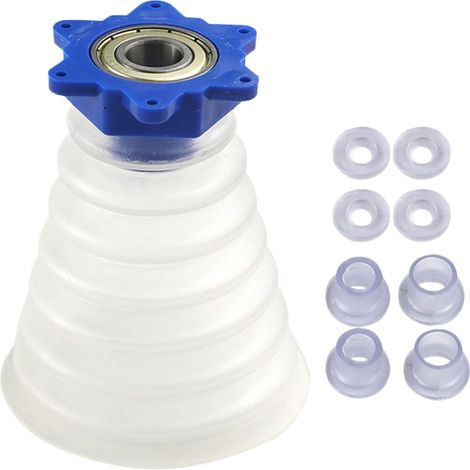 Bol Collecteur De Poussière Pour Trous De Perçage, Collecteur De Poussière De Perceuse, Bol À Poussière De Scie Cloche En Silicone De 4,13 Pouces, Accessoires De Rénovation Domiciliaire (1/5)
