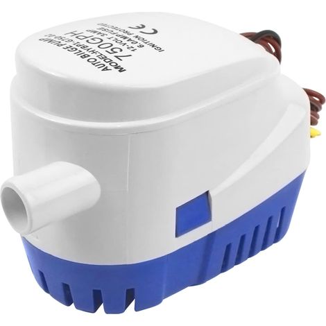 Pompe de cale automatique 12V 750GPH/ 47LPM avec interrupteur à flotteur (1/5)