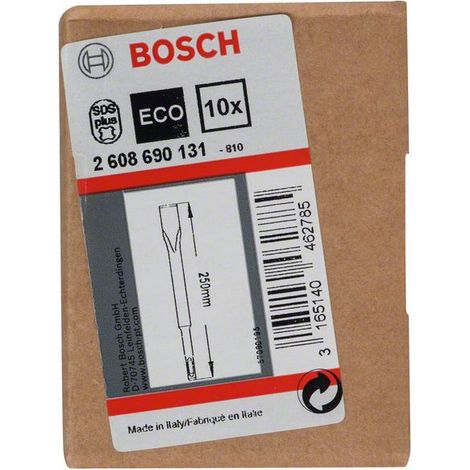 Bosch PRO SDS plus-4C Flachmeißelset, 20 x 250 mm, 10-tlg. (1/3)