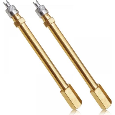 2 Pcs Tire Valve Extension, Universal Tire Inflator Cap Prevents Leaks for Cars Scooters Trucks Bikes (1/5)