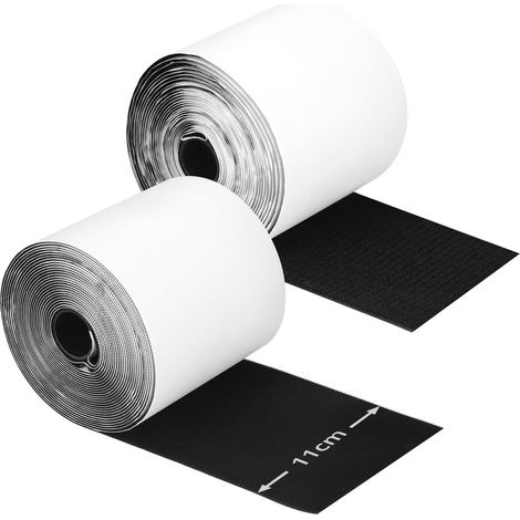 11cm x 6M Scratch Autocollant Double Face, Ruban Auto-Agrippantes avec Adhésive pour Coussins de Canapé, Matelas et Tapis (1/5)