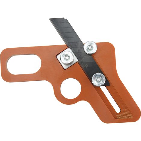 Manuelles Kantenanleimmesser, 8 mm Fasenentgratungsklinge, Werkzeug zur Holzbearbeitung, Abrundungsschaber, Holzsäge, Einwegartikel. (1/5)