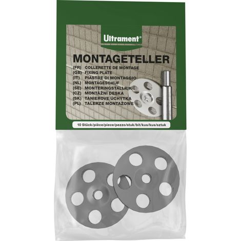 Ultrament Montageteller 10 Stück Hartschaumplatten