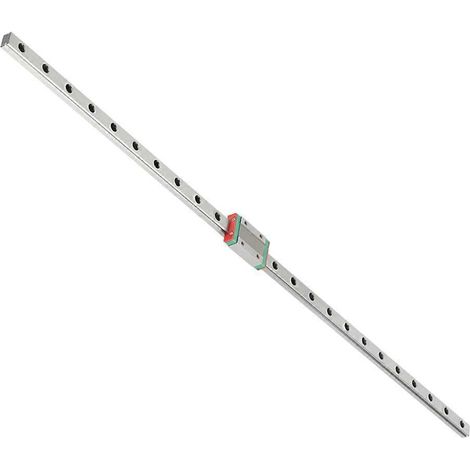 Rail de guidage linéaire MGN12H 600 mm pour fraiseuse CNC avec bloc coulissant