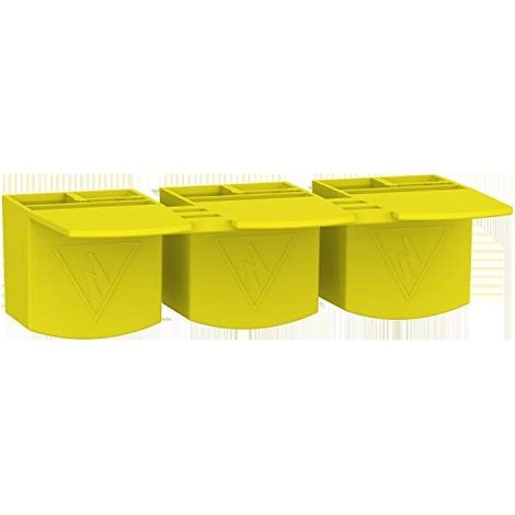 Capuchón dentado Schneider Electric a9x21096 módulo 3x18 mm pack 12