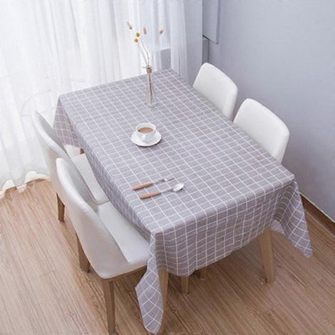 Nappe de table basse en PVC sans lavage (1/4)