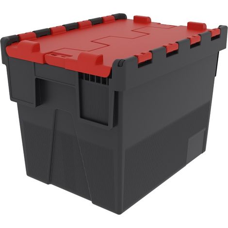 PROVOST - Bac navette orange en polypropylène - 400 x 300 x 306 mm