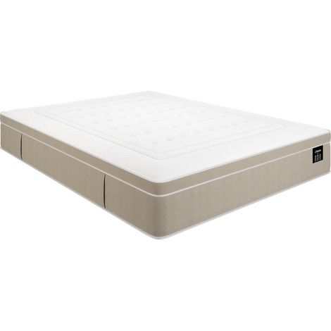Materasso 160 x 200 cm ibrido con molle insacchettate 7 zone e gel memory foam sp.28cm - CIREVA di YSMÉE