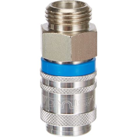 Mecafer 166710 - Giunto rapido universale in metallo 1/2" (12,7 mm) m (1/4)