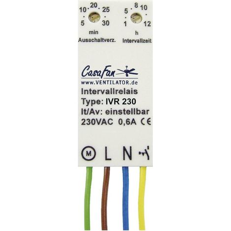 Control unit / interval relay timer CasaFan IVR 230