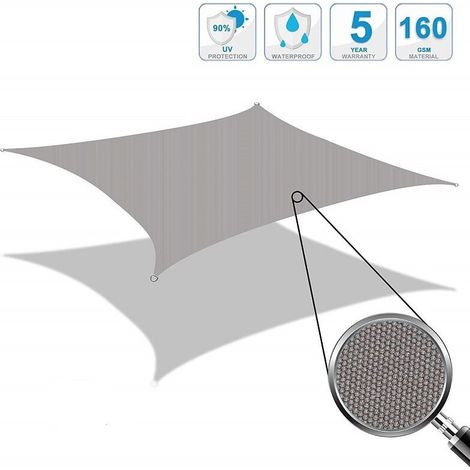 Wasserdichtes Sonnensegel 34 m, Sonnenschutznetz für Garten und Pool, UV- und Anti-Aging-Schutz (1/4)