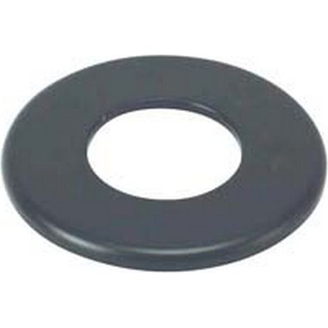 1PZ ANELLO PER STUFE A PELLET NERO OPACO PESANTE MM.1,2 -  cm.8