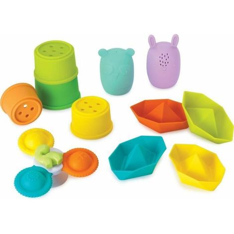 Coffret da bagno - INFANTINO - 315341 - 11 pezzi - Silicone (1/4)
