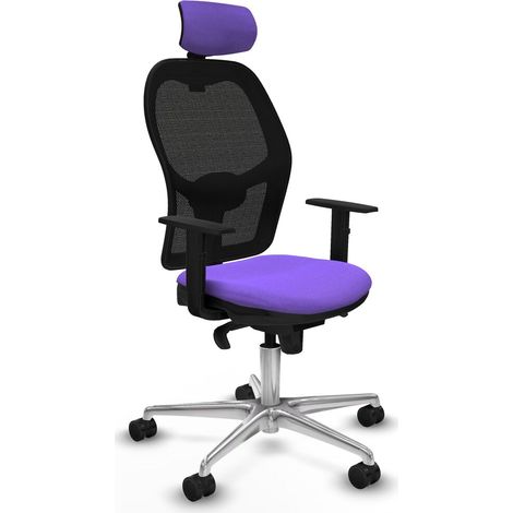 Sedia Ufficio con Poggiatesta Jorquera Piqueras y Crespo 1D086N2 Lilla (1/5)