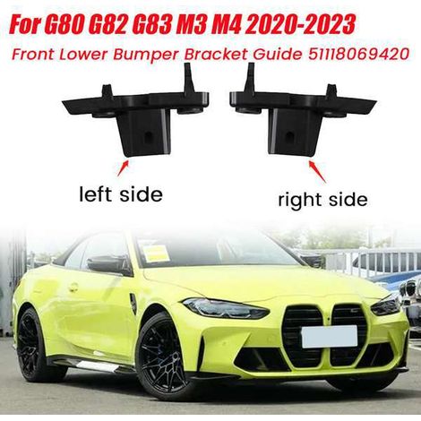 51118069420 ist geeignet für die rechte vordere Stoßstangenführungshalterung der BMW G80, G82 und G83 Modelle der Baujahre 20-23. (1/4)