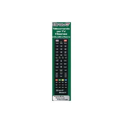 Bravo Brand 7 - Kompatible Fernbedienung für Hisense TV