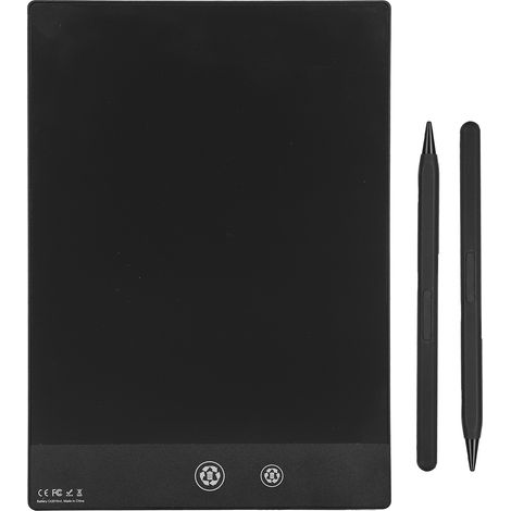 Tableau d'écriture LCD 11,5 pouces double face, écran large, noir, pour enfants (1/5)