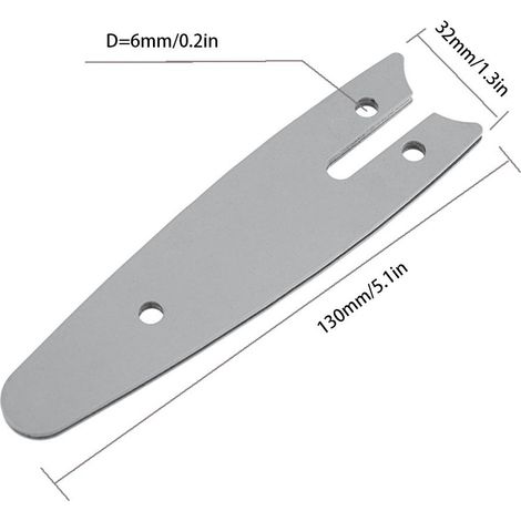 4-Zoll-Mini-Elektrokettensägen-Set, Zubehör für Elektrokettensägen, praktische Führungsplatte für Elektrokettensägen (1/5)